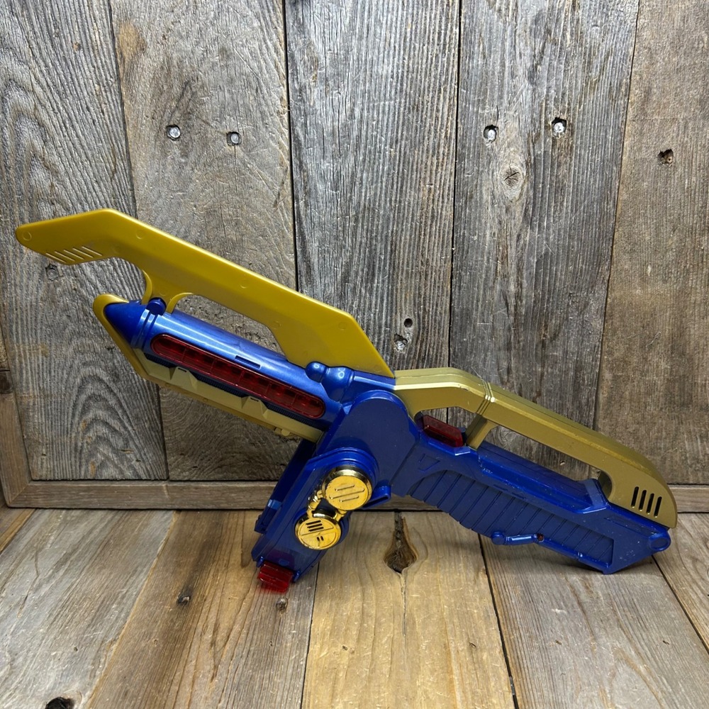 1996 Bandai Toys Blue WORKING Electronics Saban's big bad Beetleborgs Pulsaber